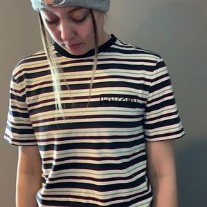 Zumiez skateboard shirt “ Welcome brand “